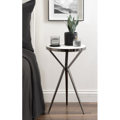 Table d'appoint ronde en marbre