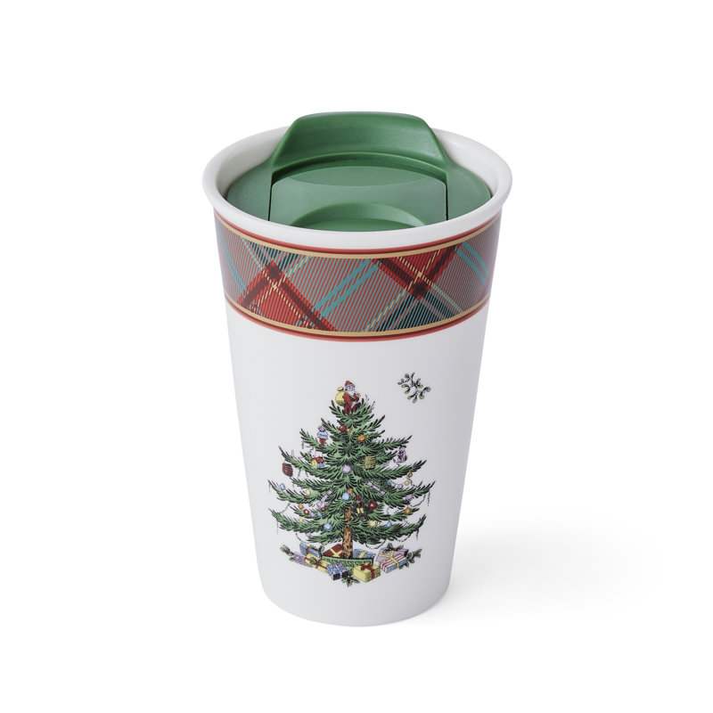 Tasse de voyage tartan