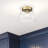 Supernova Glass Flush Mount-67116433