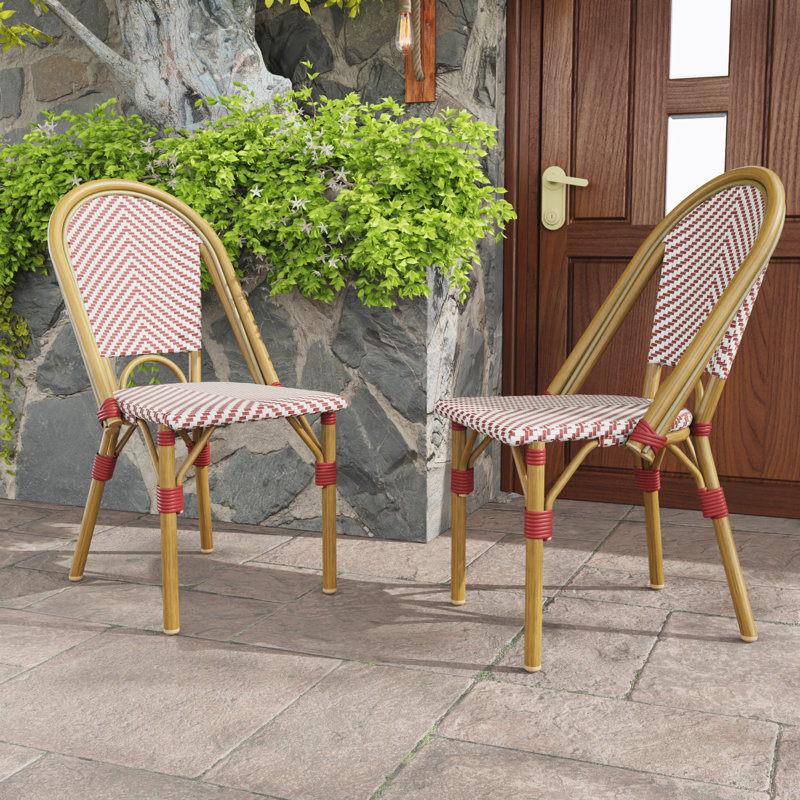 Chaise d'appoint Sheley, Rouge