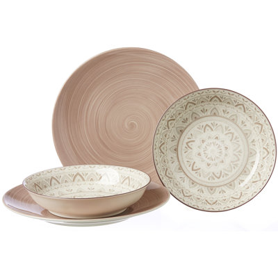 Piece Porcelain Dinnerware Set - Service for 2