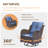 Shariden 5 - Person Patio Conversation Set with Cushions-736546324-679903889