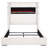 Judah Cream Upholstered Queen Flame Visualizer Bed