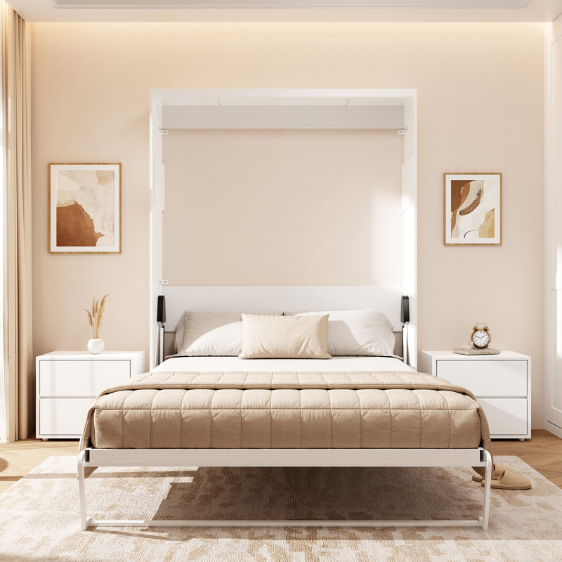 Lit escamotable Queen Size, sans sommier requis, Lit