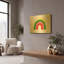 «Rainbow II» par Ann Kelle, art mural en métal doré, 16 po x 12 po-133630235