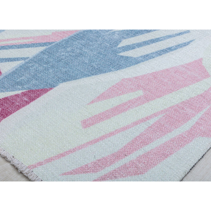 Tapis Maisah Modern Love Dahlia, Tapis de couloir 2 pi 7 po x 8 pi