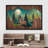Western Wood Effect Landscape " Wood Effect Panel Deer Moonlight Forest Landscape Nature Artwork Farmhouse/Country Decor " Print-94585743-94585742