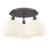Baxman Glass Semi Flush Mount-156560859