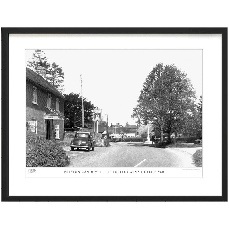 Preston Candover, The Purefoy Arms Hotel C1960 by Francis Frith - Single Picture Frame Print, 40cm H x 50cm W x 2.3cm D