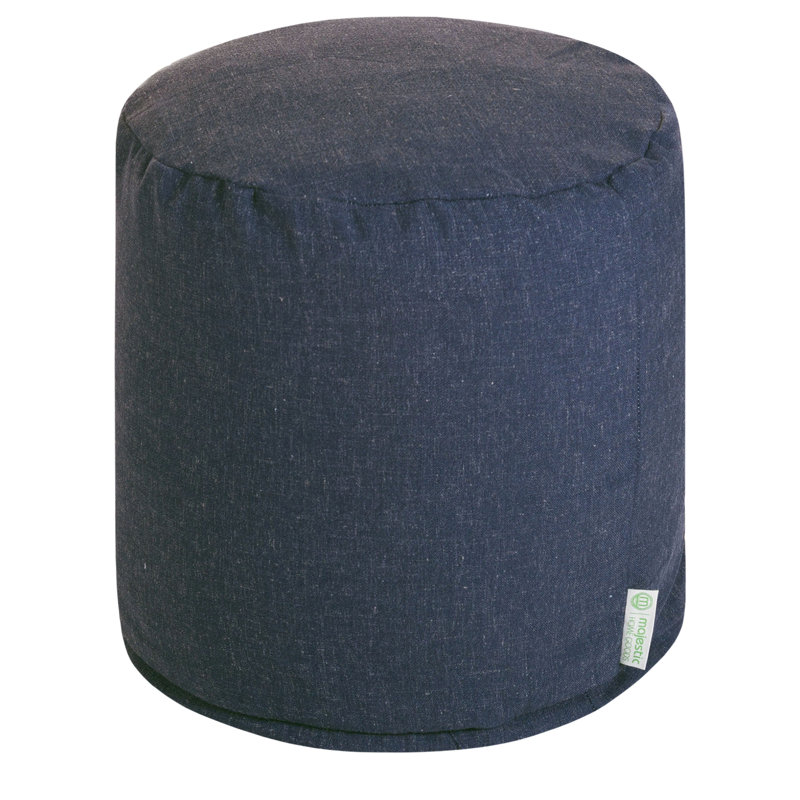Repose-pieds rond 16 po Christy, Bleu marine