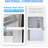 48" Sandwich Prep Table Refrigerator, Stainless Steel Dual Door with 12 Food Pans, Commercial Refrigerator for Restaurant and Catering