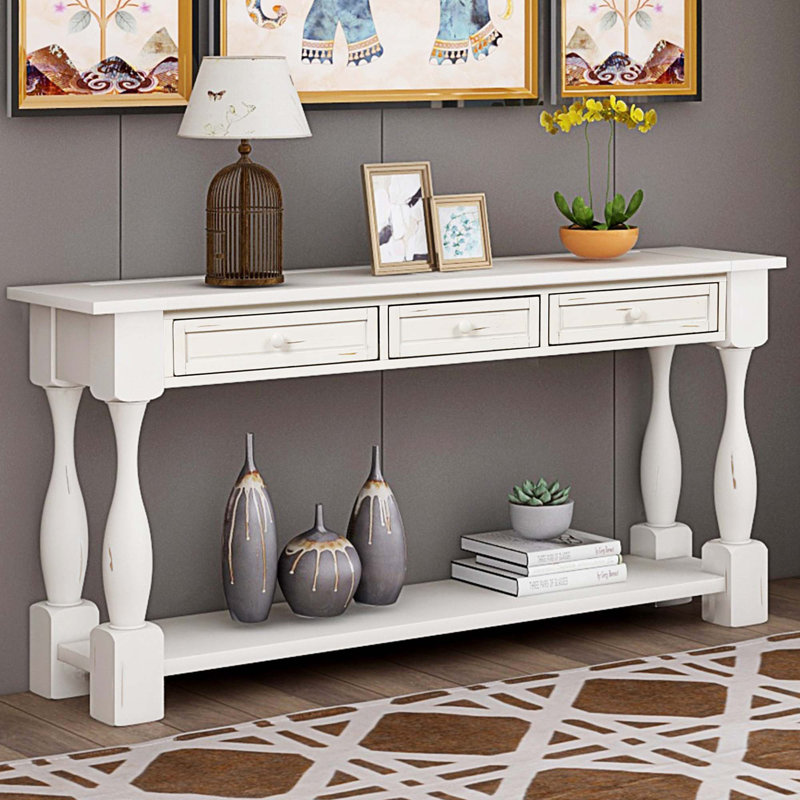 Mcclary 64.2'' Solid Wood Sideboard, White