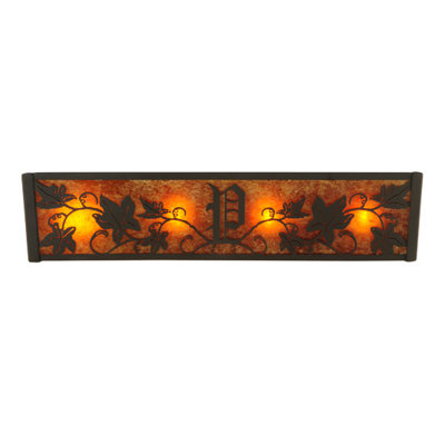 Personalized 4 - Light Bath Bar