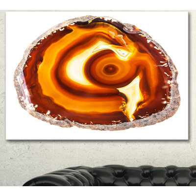 " Vibrant Agate Geode Slice "