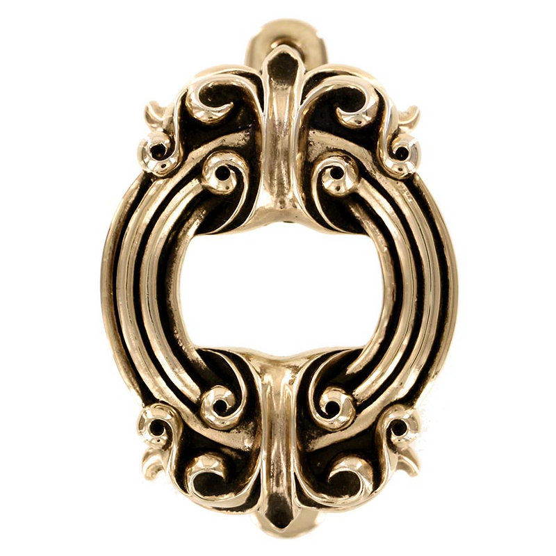 Sforza Door Knocker, Antique Gold