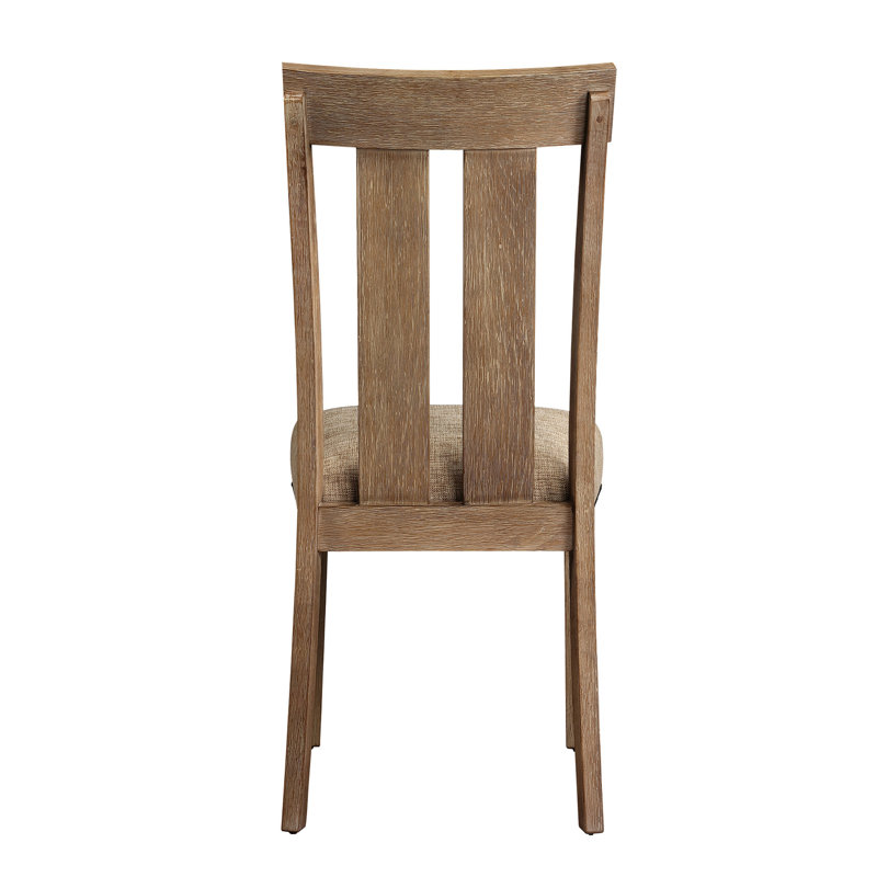 Beige & Maple Side Chairs (2) - Elevate Living Room Style 2pcs And Create A Warm Inviting Space
