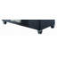 Banc en tissu gris Rebekah avec rangement