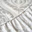 Ensemble de draps à motif lune damassé gris foncé-102264585