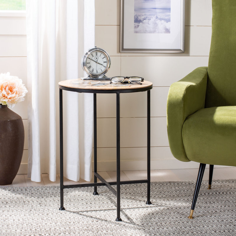 Evelynn End Table, Agate noire / Black