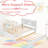 Full Size Solid Wood Standard Kids Bed With Bookcase Headboard & Twin Size Trundle-2002350493