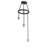 3 - Light Dimmable Cylinder Chandelier