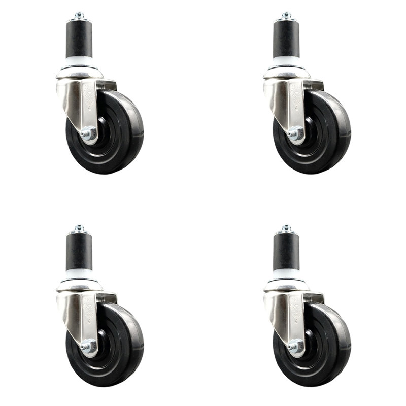 Hard Rubber Casters