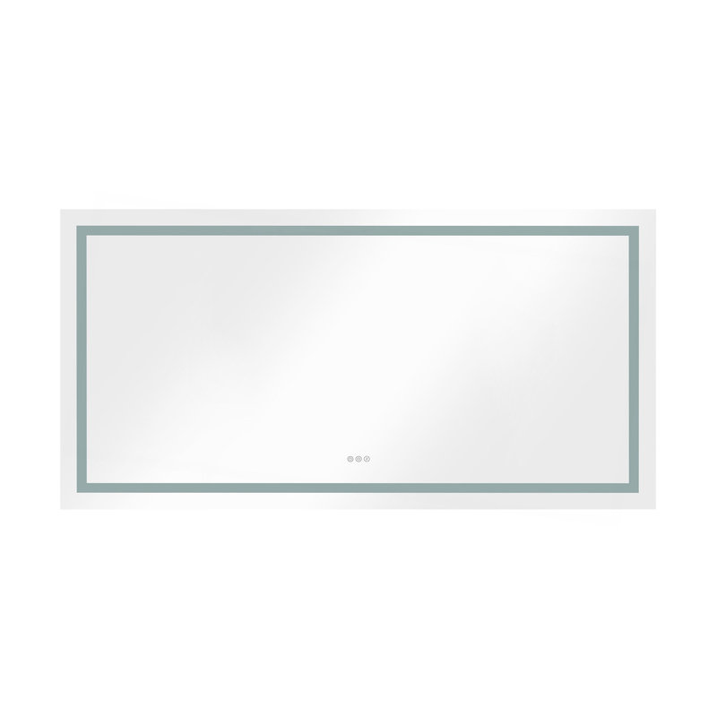 Miroir de salle de bain DEL, 36" x 72"
