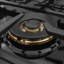 Black Studio 36" Natural Gas Cooktop with 6 Burners