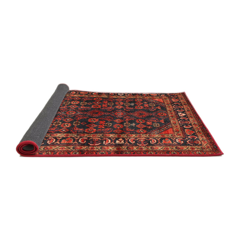 Tapis rouge à motif sud-ouest, Rond 6 pi