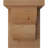 6"W x 8"D x 8"H Crestline Rough Sawn Corbel w/Backplate, Douglas Fir-32526829-32526832-32526833