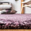 Tapis mauve en laine touffeté à la main Alora-352088059