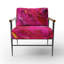 Chaise d'appoint rembourrée Viva Magenta Bliss Wildness I-1682053686