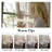 Linen Blended Textured Semi-Sheer Grommet Curtains - 37"/52" Widths Semi-Private & Light-Filtering Linen-Style Panels for Bedroom -299404359-299404363