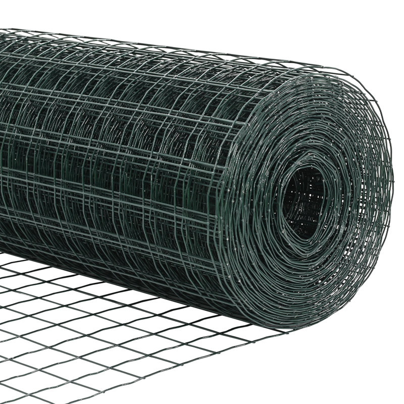 Euro Fence With 11 U Posts Steel, 60cm H x 2500cm W, Green
