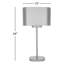Lampe de table 1 lumière Acima au et abat-jour en métal-135581338-135581348
