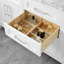 Ensemble de meuble-lavabo double de 72 po pour la salle de bain avec miroir Tahoe de OVE Decors-121536251