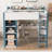 Full Loft Bed With Built-In Desk And Storage-1620317443
