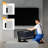 Recessed & Wall Mounted Fireplace Heater 750W/1500W Electric Fireplace Inserts with Crystal Stone, Remote Control, 12 Hour Timer, Adjustable Flame Color, Touch Screen-1522730521