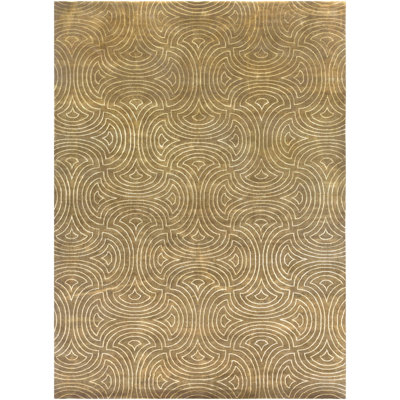 Luminous Wool Abstract Indoor Rug