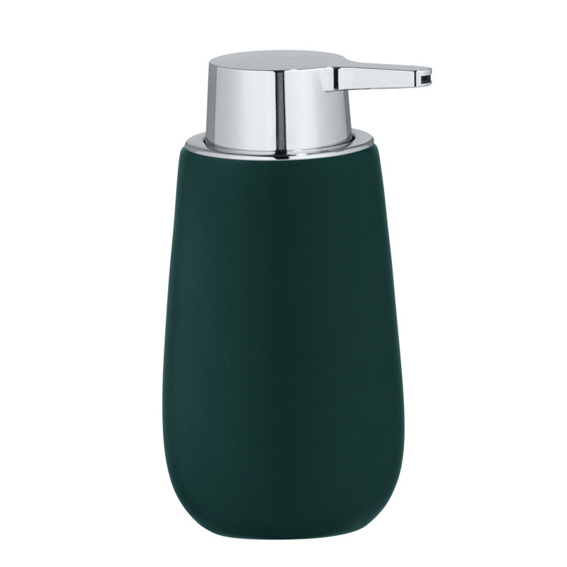 Sohvi Ceramic / Porcelain Soap / Lotion Dispenser, Dark Green 