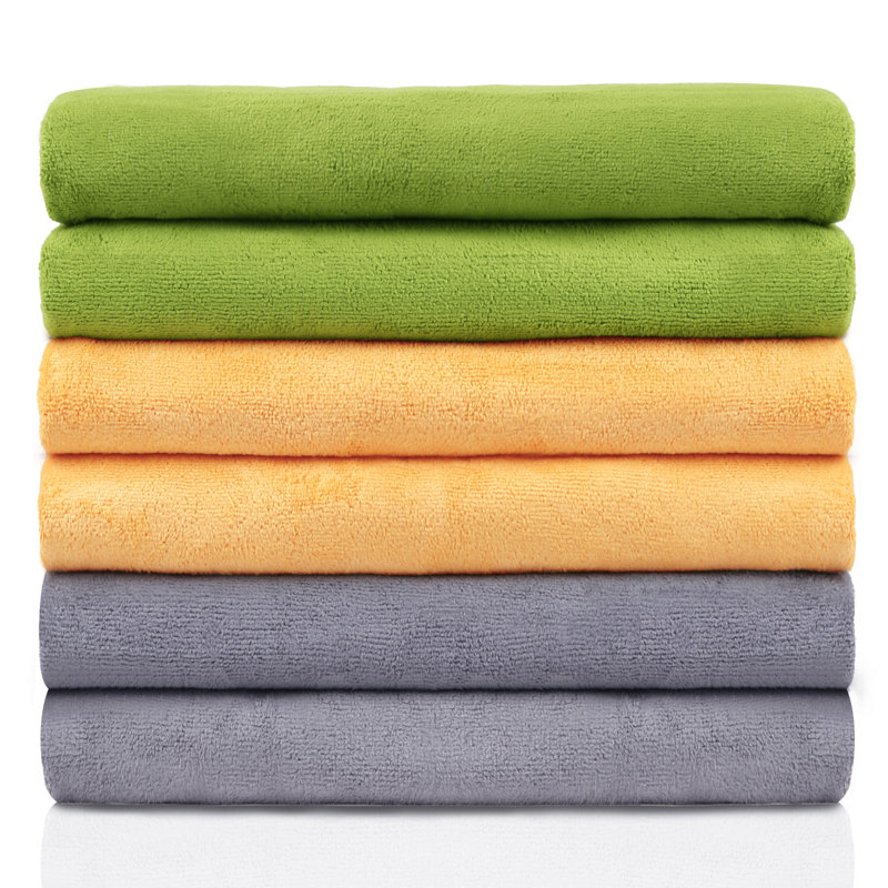 Makendy Bath Towel, Camel/Gray/Teal