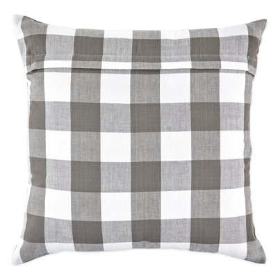 Gingham Check Kitchen Tabletop Bed Gingham Cotton Throw Pillow Cover