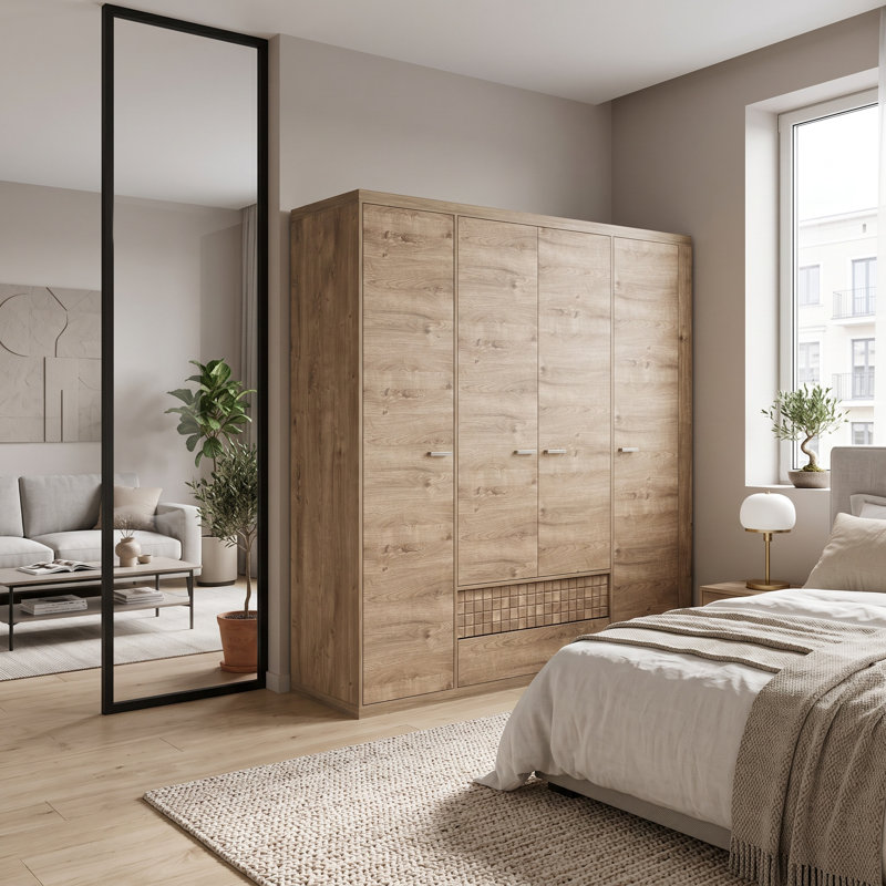 4 Door Laminate Wardrobe