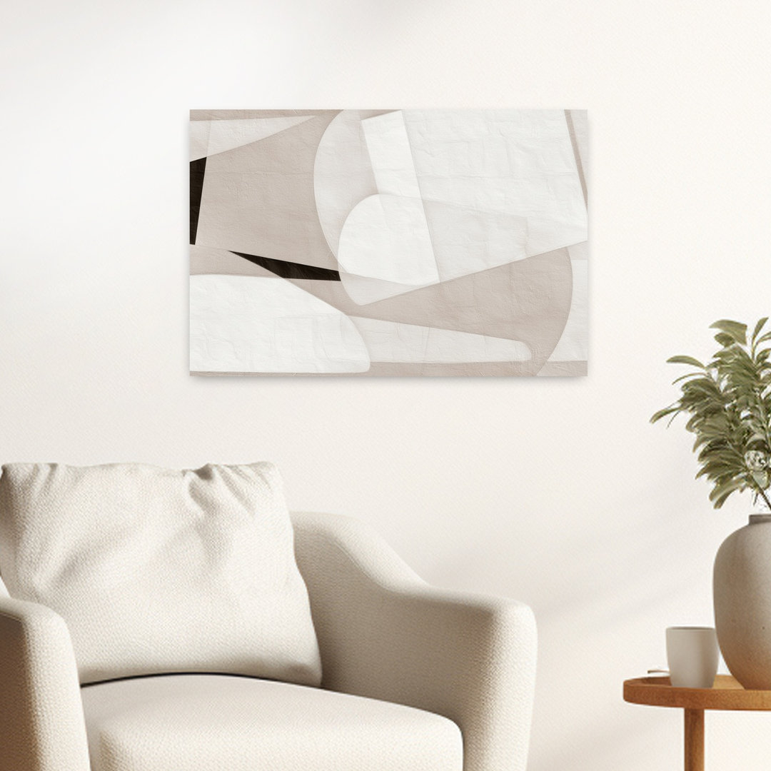 Organic Shapes Abstract Contemporary Geometric Wall Art Print