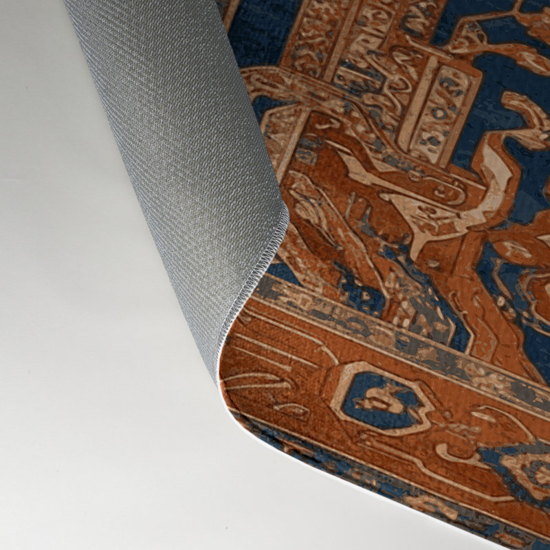Tapis turc intérieur et extérieur brun, Rectangle 9 pi x 12 pi