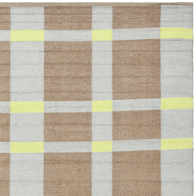 Ragnar Plaid Hand Woven Indoor / Outdoor Area Rug, Rectangle 183 x 274 cm