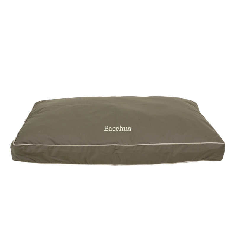 Cotton Pillow, Small (36" W x 27" D x 4" H), Sage/Khaki