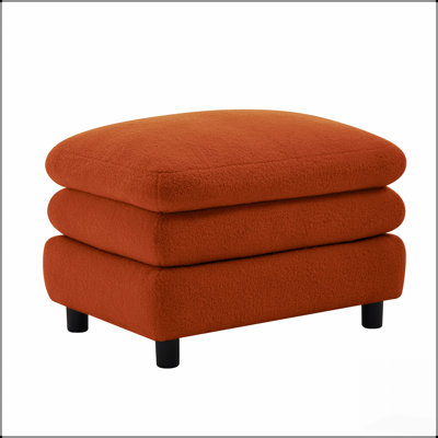 Repose-pieds courbé en tissu - doux, doux pour la peau et facile à nettoyer pour un confort et un style modernes