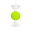Assortiment d'ornements de bonbon 7 "très lustré. Comprend un assortiment de 3 ornements par sac.-2139133077