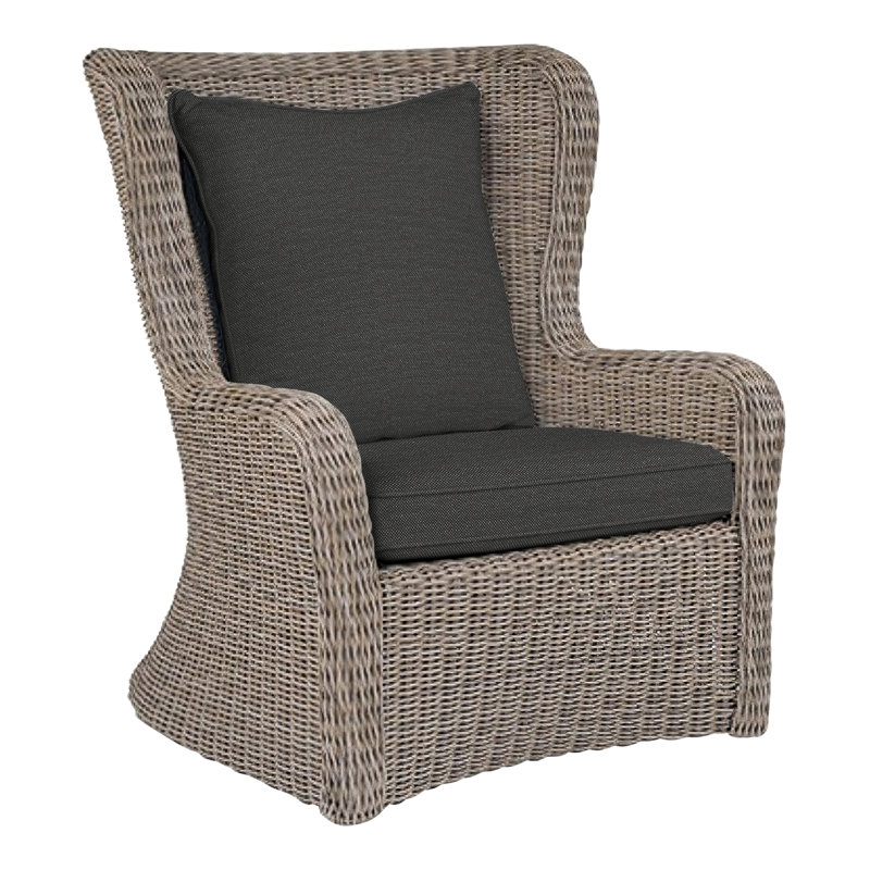 Sag Harbor Outdoor Lounge Chair, Gray, Perigold Ishi Anthracite